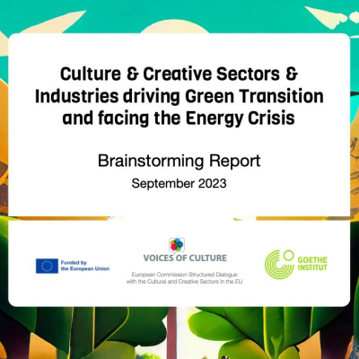 How culture and creativity can drive the green transition: new report published